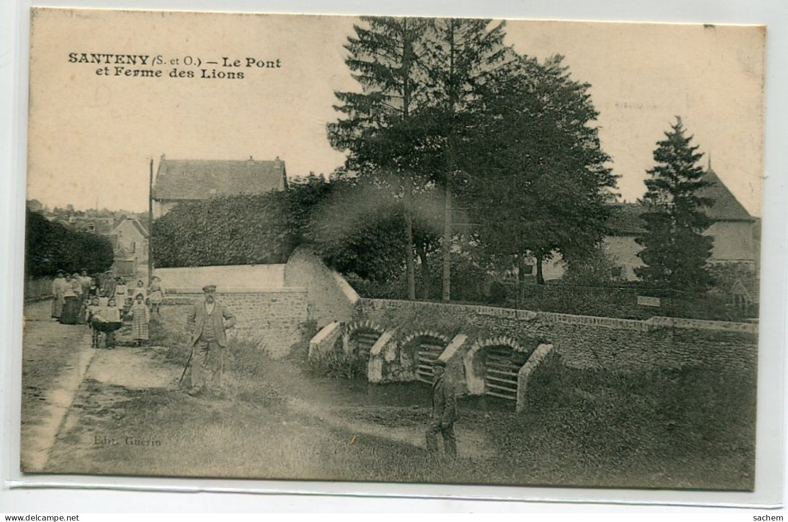 94 SANTENY La Ferme Des Lions Animation Route Presdu Pont 1910   D25 2020  - Santeny