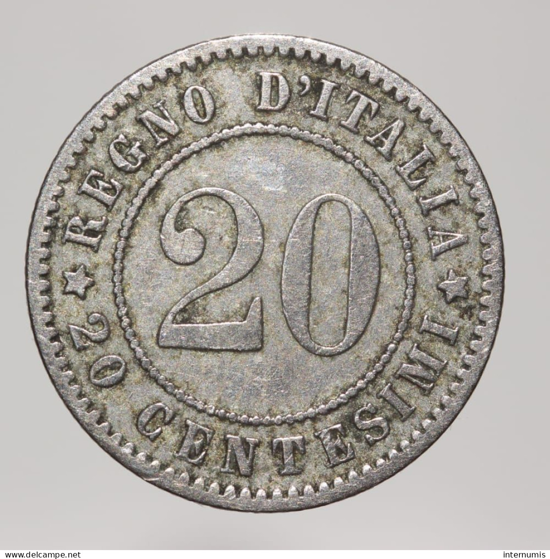 Italie / Italy, Umberto I, 20 Centesimi, 1894, K·B - Berlin, Cu-N (Copper-Nickel), TTB (EF), KM#28.1 - 1878-1900 : Umberto I