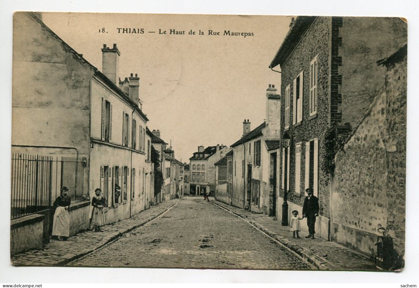 94 THIAIS Anim Haut Rue Maurepas 1915 écrite   D02 2021  - Thiais