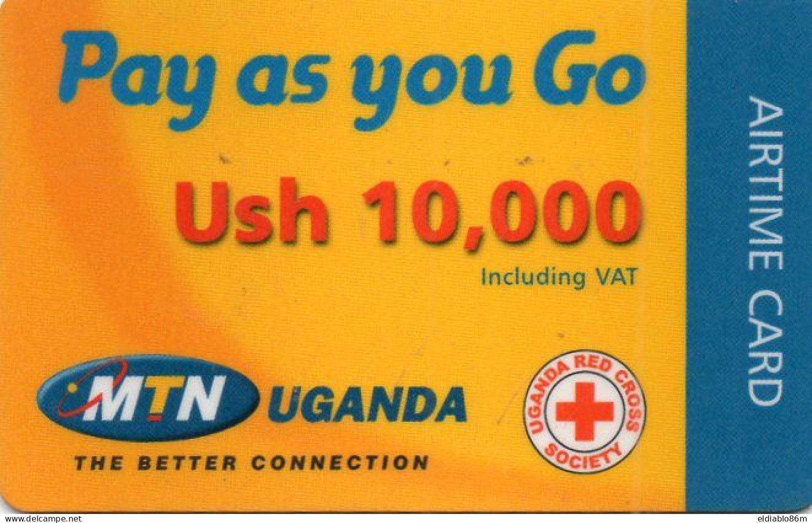 UGANDA - PREPAID - MTN - RED CROSS SOCIETY - HIGHLY USED - Oeganda