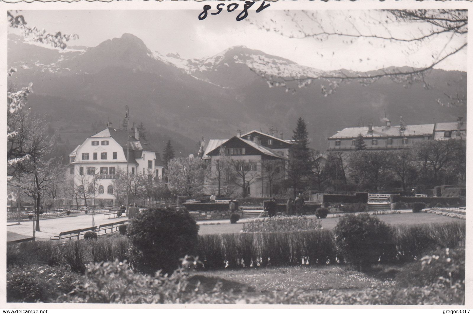 E331) BAD HOFGASTEIN - FOTO AK  - Park Häuser Berge TOP !! - Bad Hofgastein