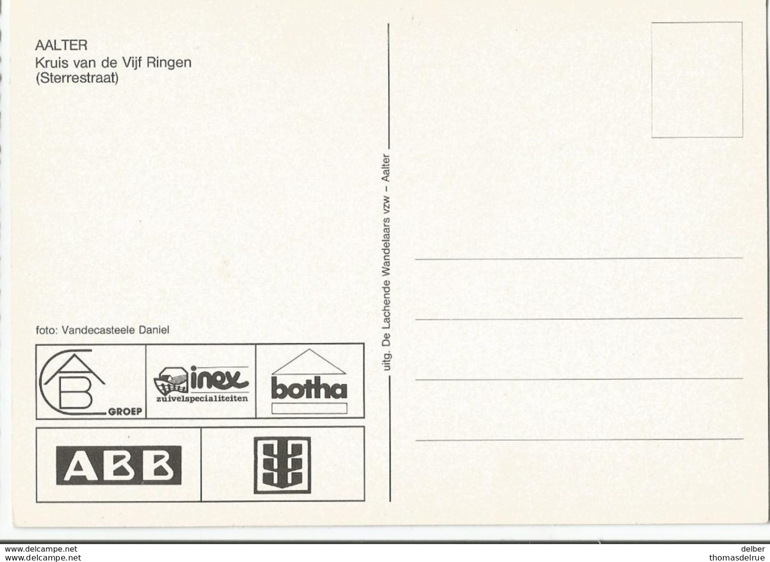 6Rm-952: AALTER  Kruis Van De Vijf Ringen (Sterrestraat) - Aalter