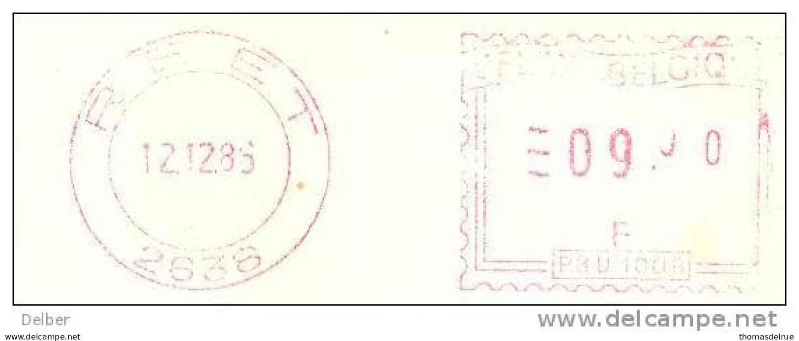 _Ik5102: REET 12.12.86 2638   - Machines DE SCHUTTER REET... - Altri & Non Classificati