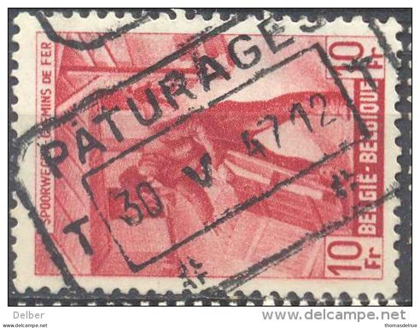 _4s-598: TR 282: T PATURAGE T : Telegraafstempel - Other & Unclassified