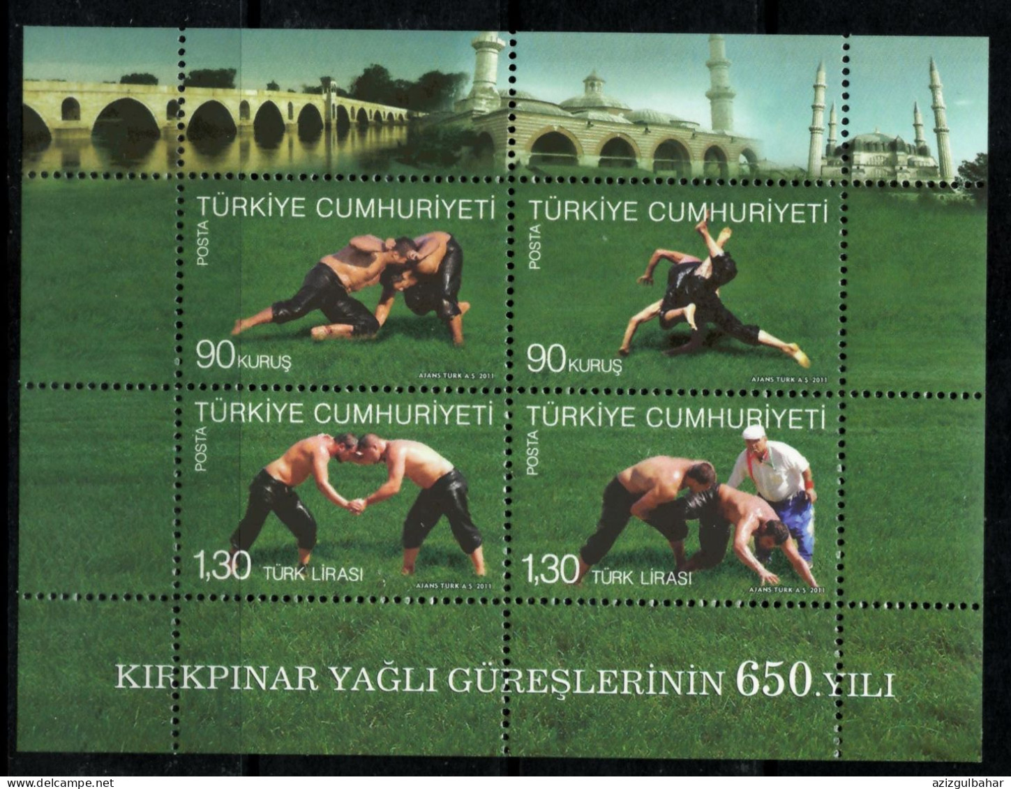 TURKEY -   2011 - 2650TH ANNIVERSARY OF KIRKPINAR OIL WRESTLING    - UMM - Ringen