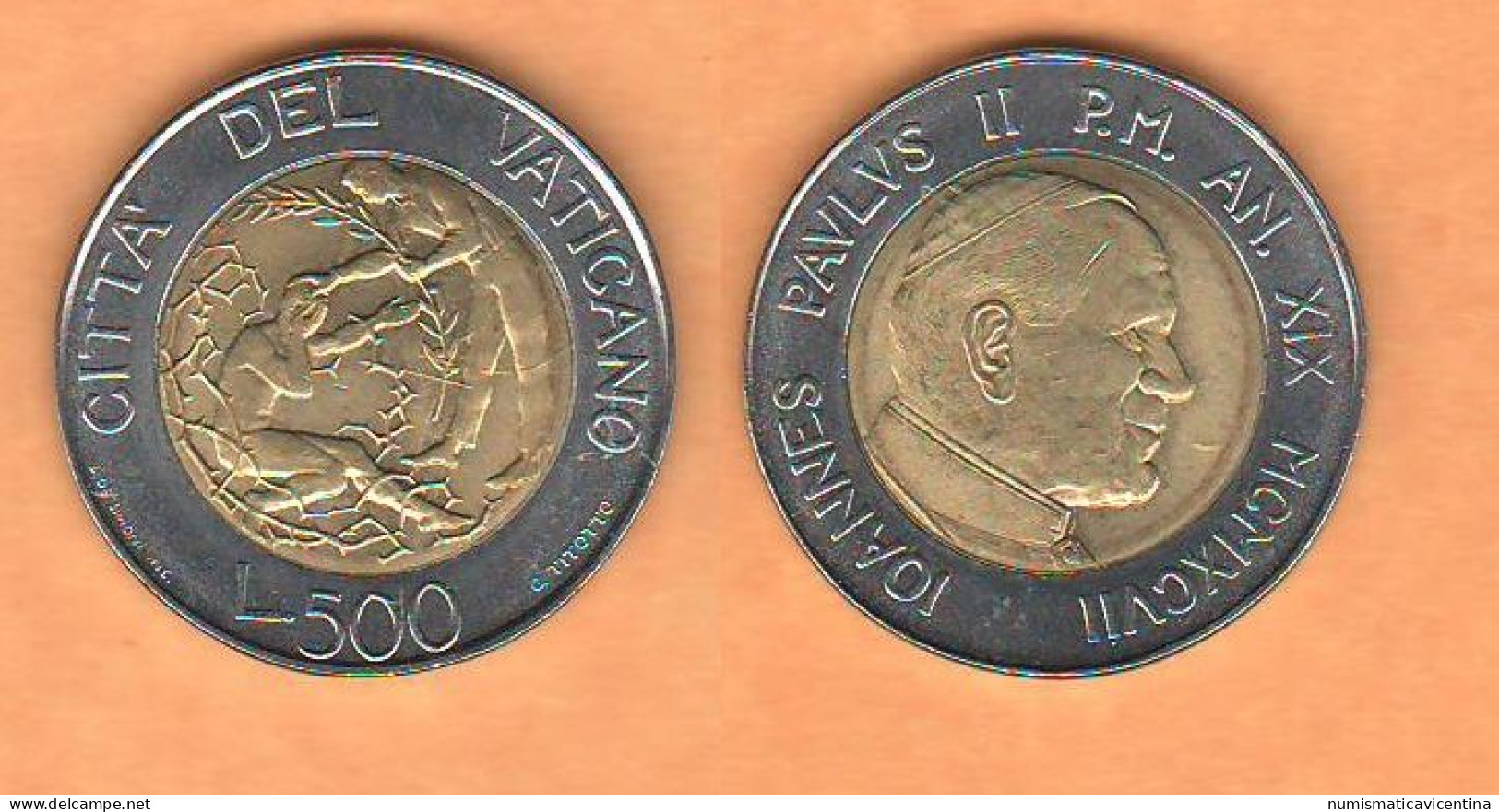 Vaticano 500 Lire 1997 Wojtyla Pope Vatikan City Pope Ioannes Paulus 2 - Vatican