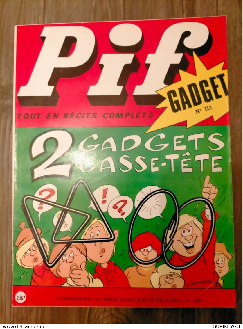 PIF GADGET N° 112 Corinne Et Jeannot 1971 BIEN LOUP NOIR RAHAN Pub CADY - Pif & Hercule