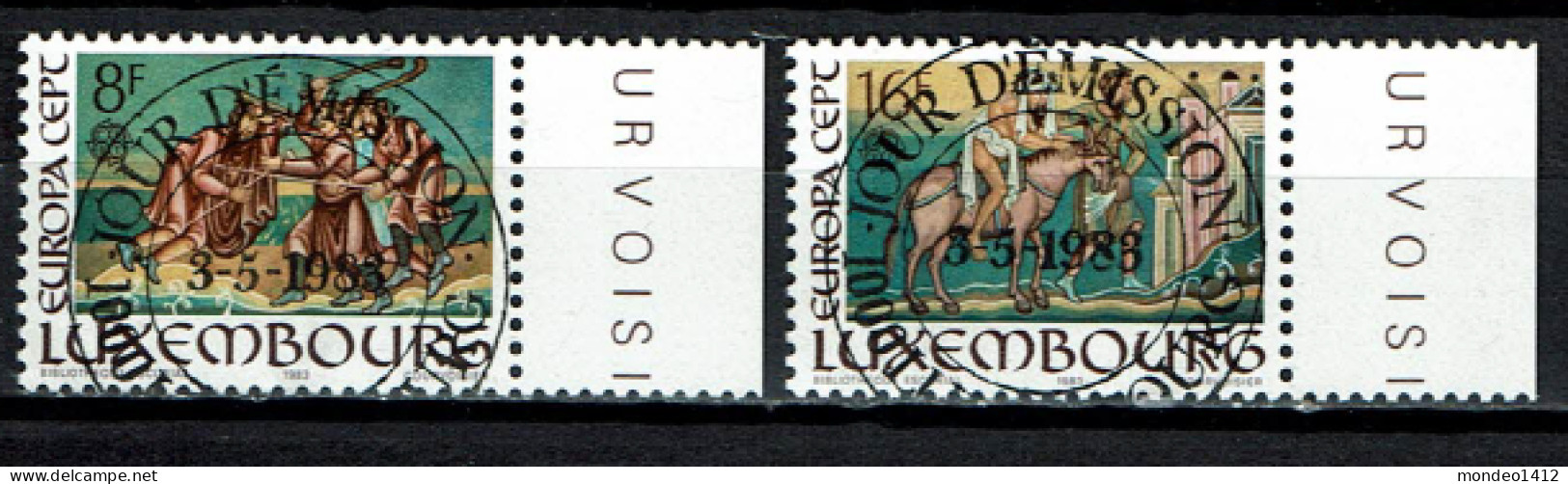 Luxembourg 1983 - YT 1024/1025 - EUROPA Stamps - Inventions - Gebruikt