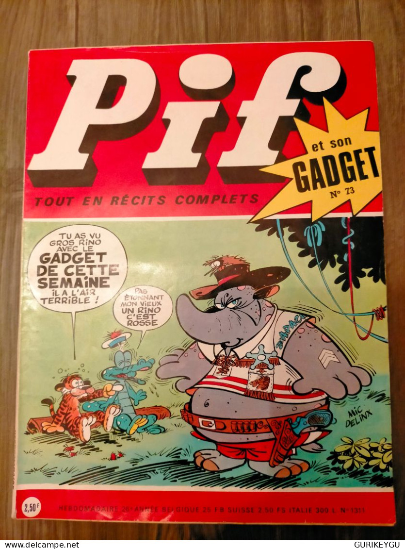 PIF GADGET N° 73 Corinne Et Jeannot 1970  LOUP NOIR - Pif & Hercule