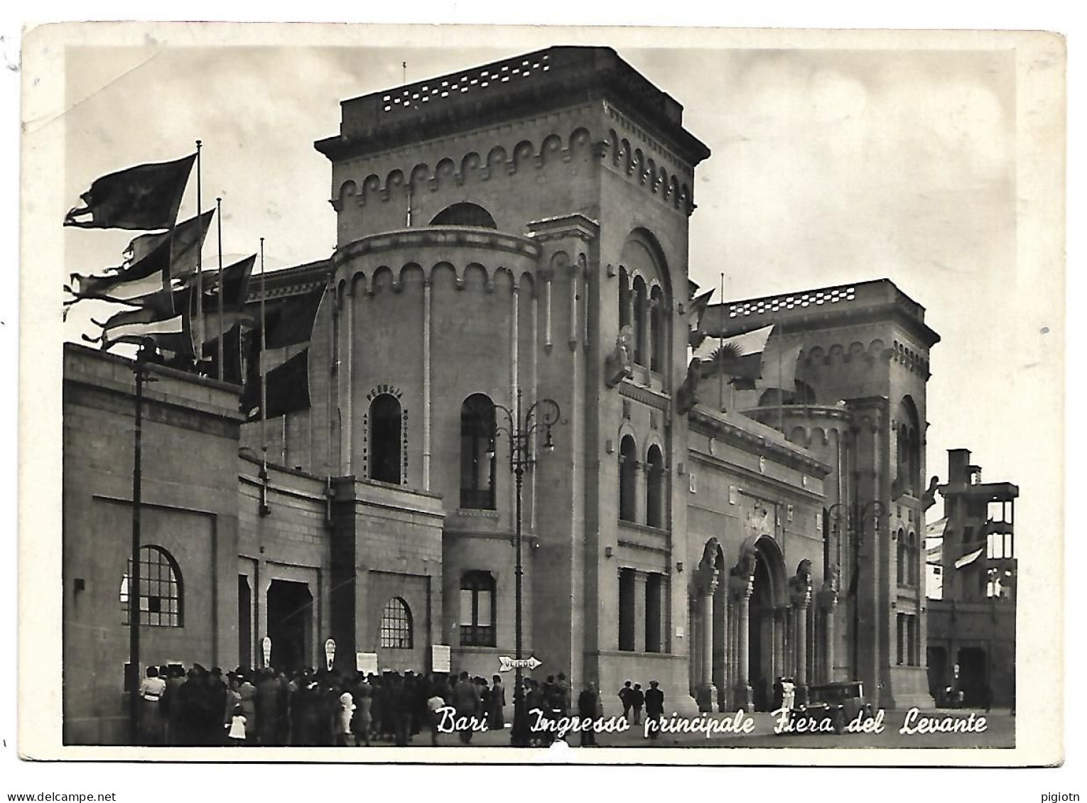 BA091 - BARI - INGRESSO PRINCIPALE FIERA DEL LEVANTE - FG VIAGGIATA 1949 - Bisceglie