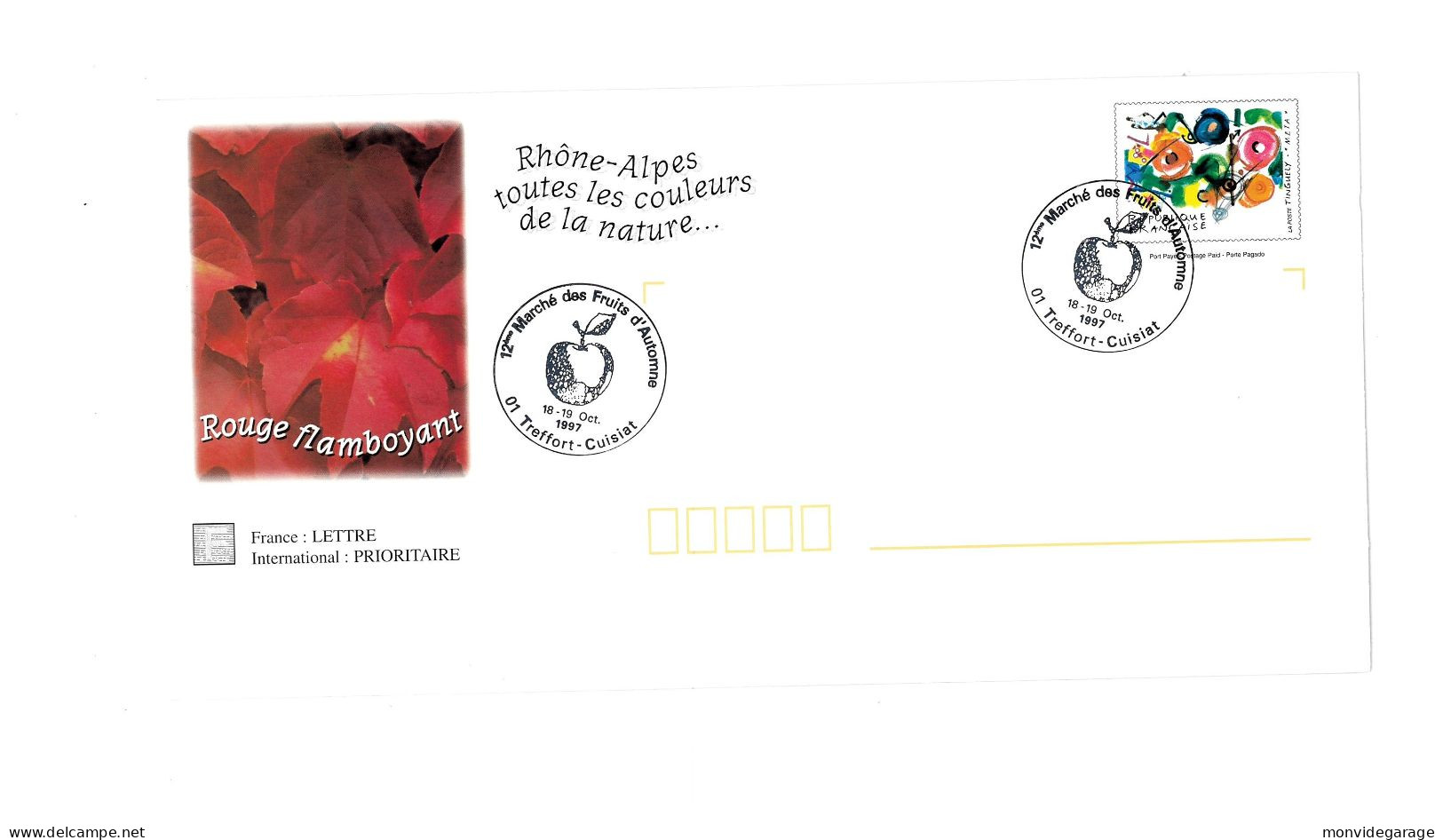 Lot De 3 Enveloppes - 12eme Marché Des Fruits D'automne - Treffort Cuisiat - Souvenir 068, 069 Et 070 - Prêts-à-poster:private Overprinting