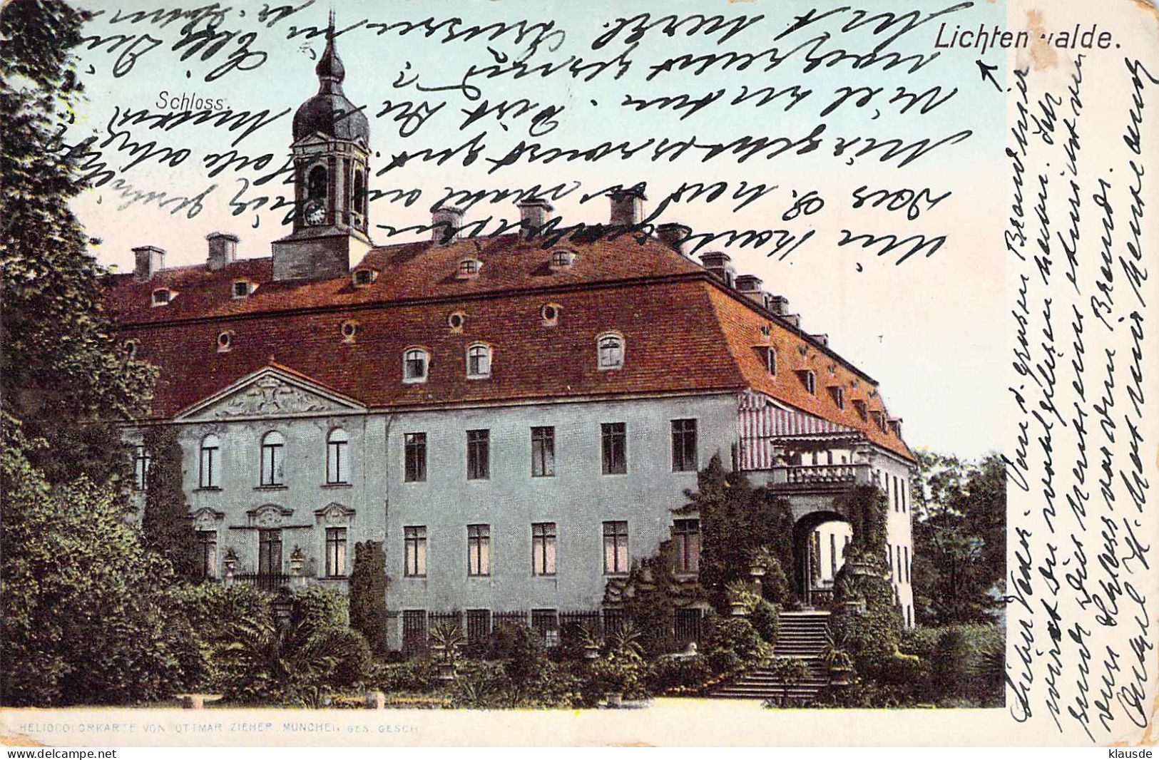 Schloss - Lichtenwalde Gel.1905 AKS - Niederwiesa