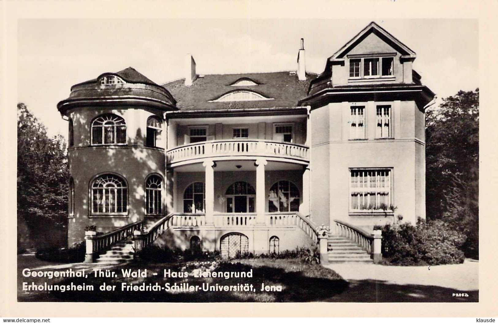 Georgenthal, Thür. Wald Haus Eichengrund Erholungsheim Der Friedrich-Schiller-Universität, Jena - Georgenthal