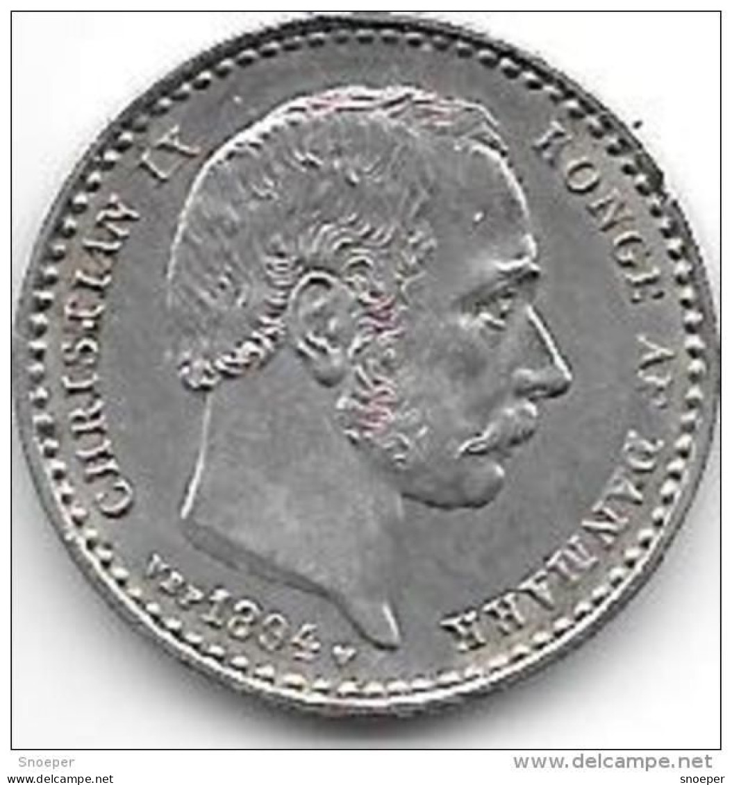 *Denmark 25 Ore  1894  Km 796.2   Xf Catalog Val 60,00$ - Danemark