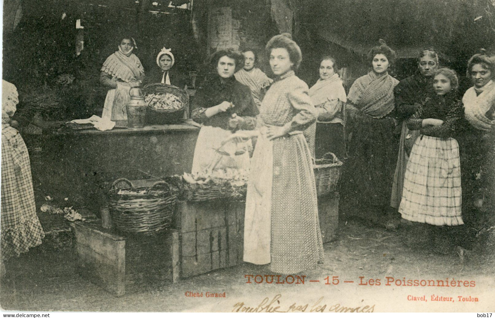 TOULON - Les Poissonières - TBE - Shopkeepers