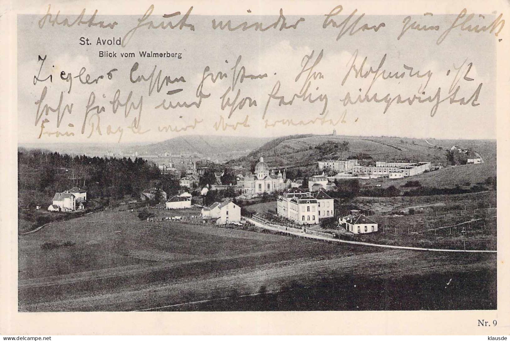 St.Avold - Blick Vom Walmerberg Gel.1913 - Lothringen