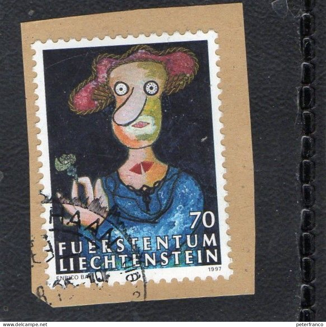 1997 Liechtenstein - Dipinto Di Enrico Baj - Gebraucht
