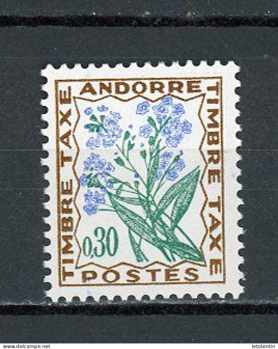 ANDORRE FR -  TIMBRE TAXE -  N° Yvert 50** - Ungebraucht