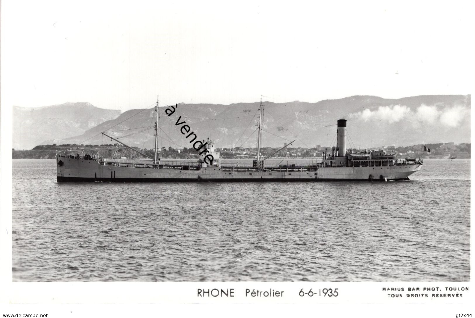 RHONE, Pétrolier, 6-6-1935 - Tanker