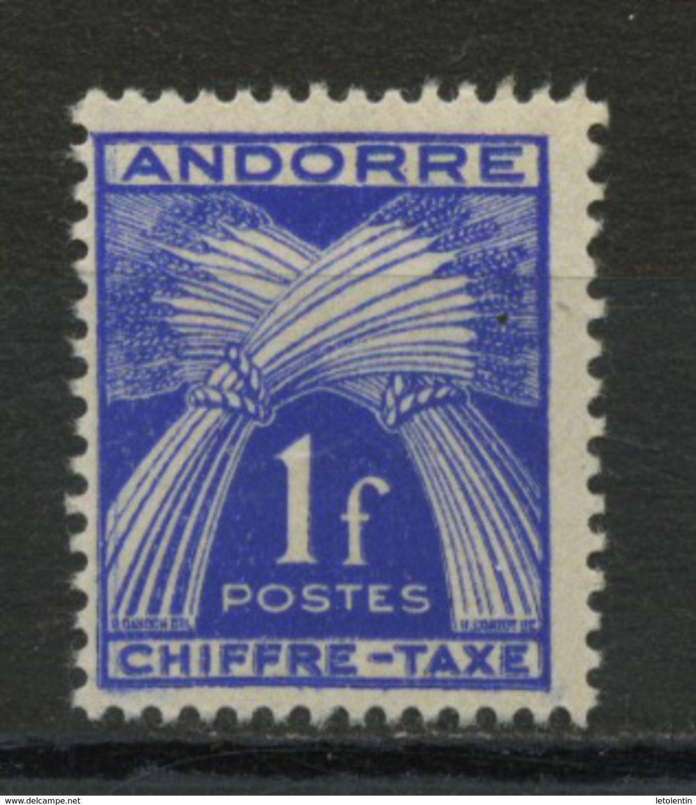 ANDORRE FR - TAXE-  N° Yvert  T24** - Unused Stamps