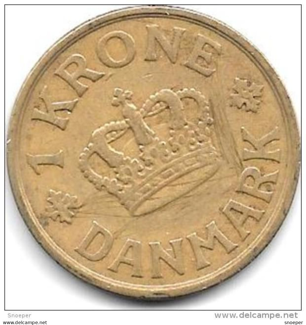 *denmark  1 Krone 1929  Km 824.2    Vf - Danemark