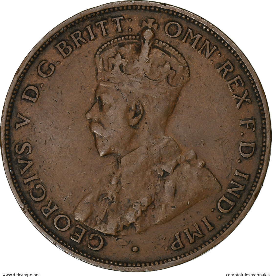 Monnaie, Australie, George V, Penny, 1934, Melbourne, TTB, Bronze, KM:23 - Penny