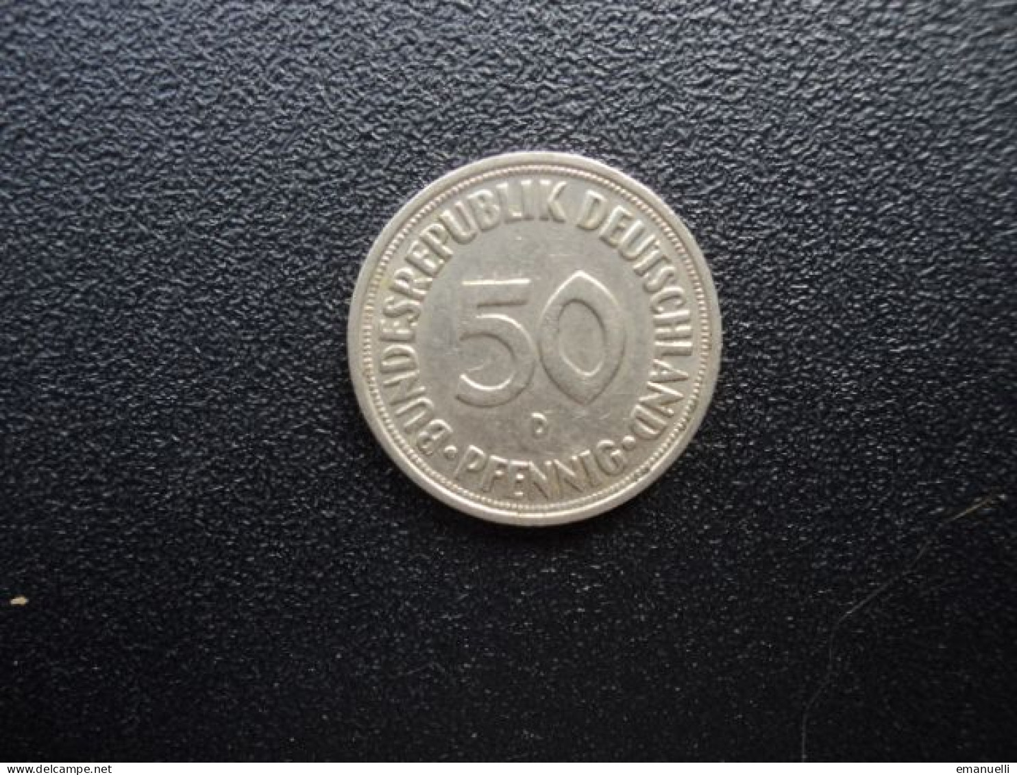 RÉPUBLIQUE FÉDÉRALE  ALLEMANDE : 50 PFENNIG   1967 D    KM 109.1     SUP 55 - 50 Pfennig