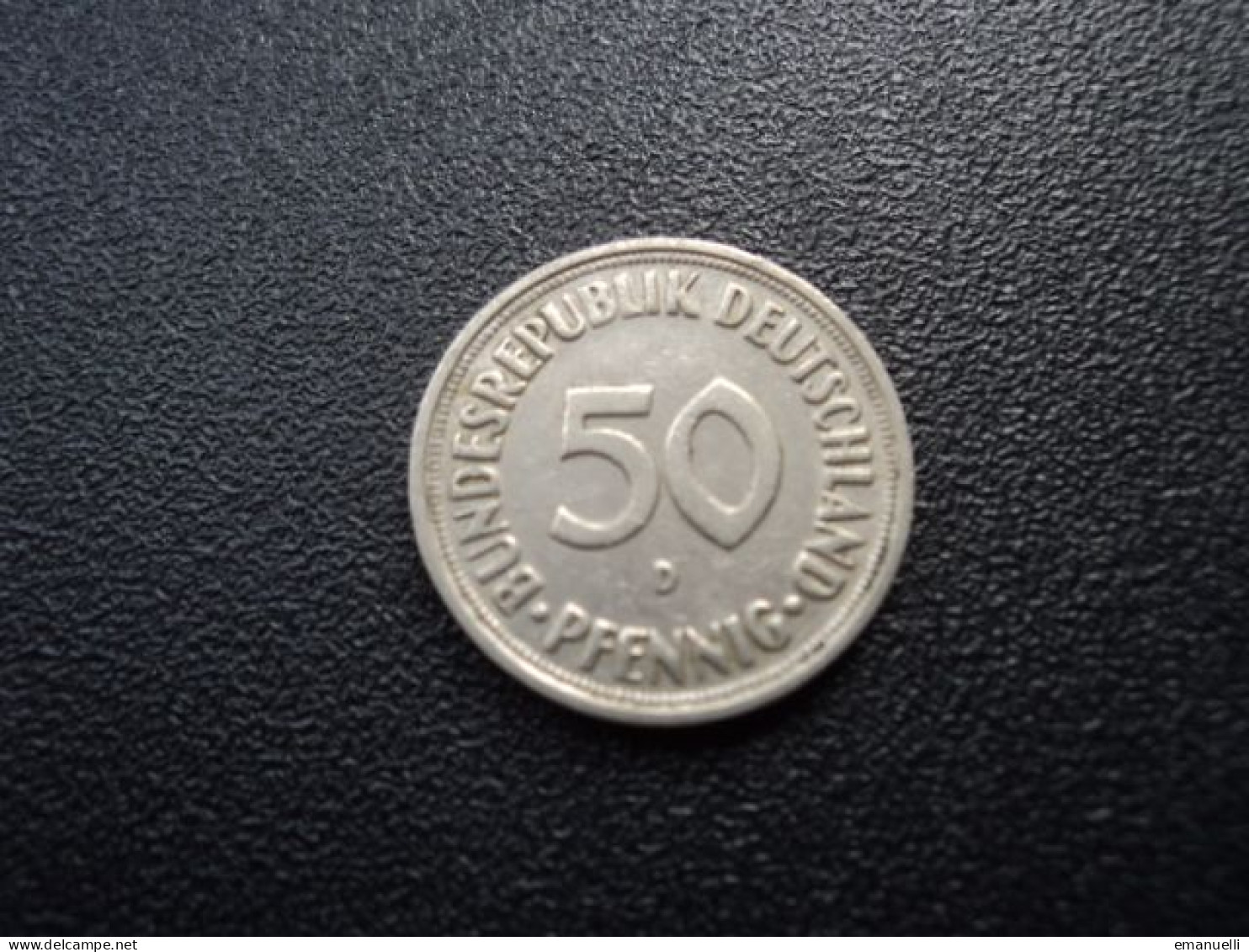 RÉPUBLIQUE FÉDÉRALE  ALLEMANDE : 50 PFENNIG   1967 D    KM 109.1     SUP 55 - 50 Pfennig