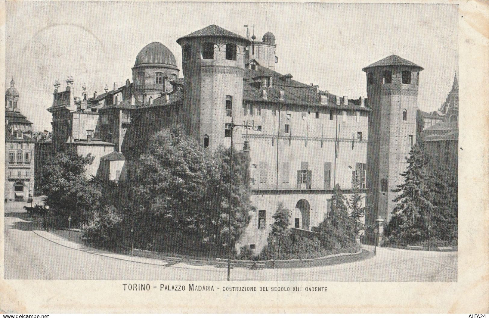 CARTOLINA VIAGGIATA TORINO PALAZZO MADAMA (ZK229 - Palazzo Madama