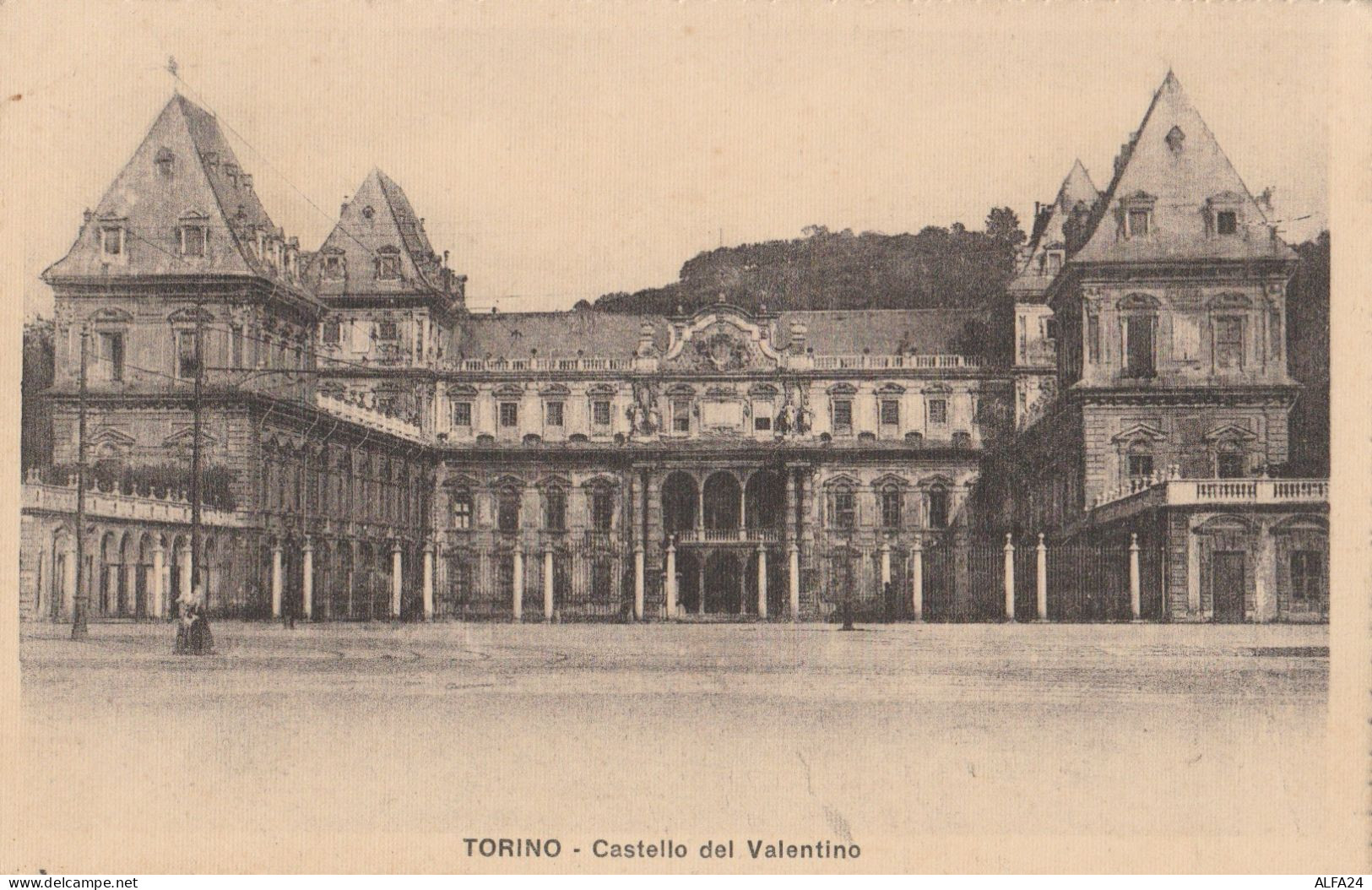 CARTOLINA VIAGGIATA TORINO CASTELLO AL VALENTINO (ZK58 - Castello Del Valentino