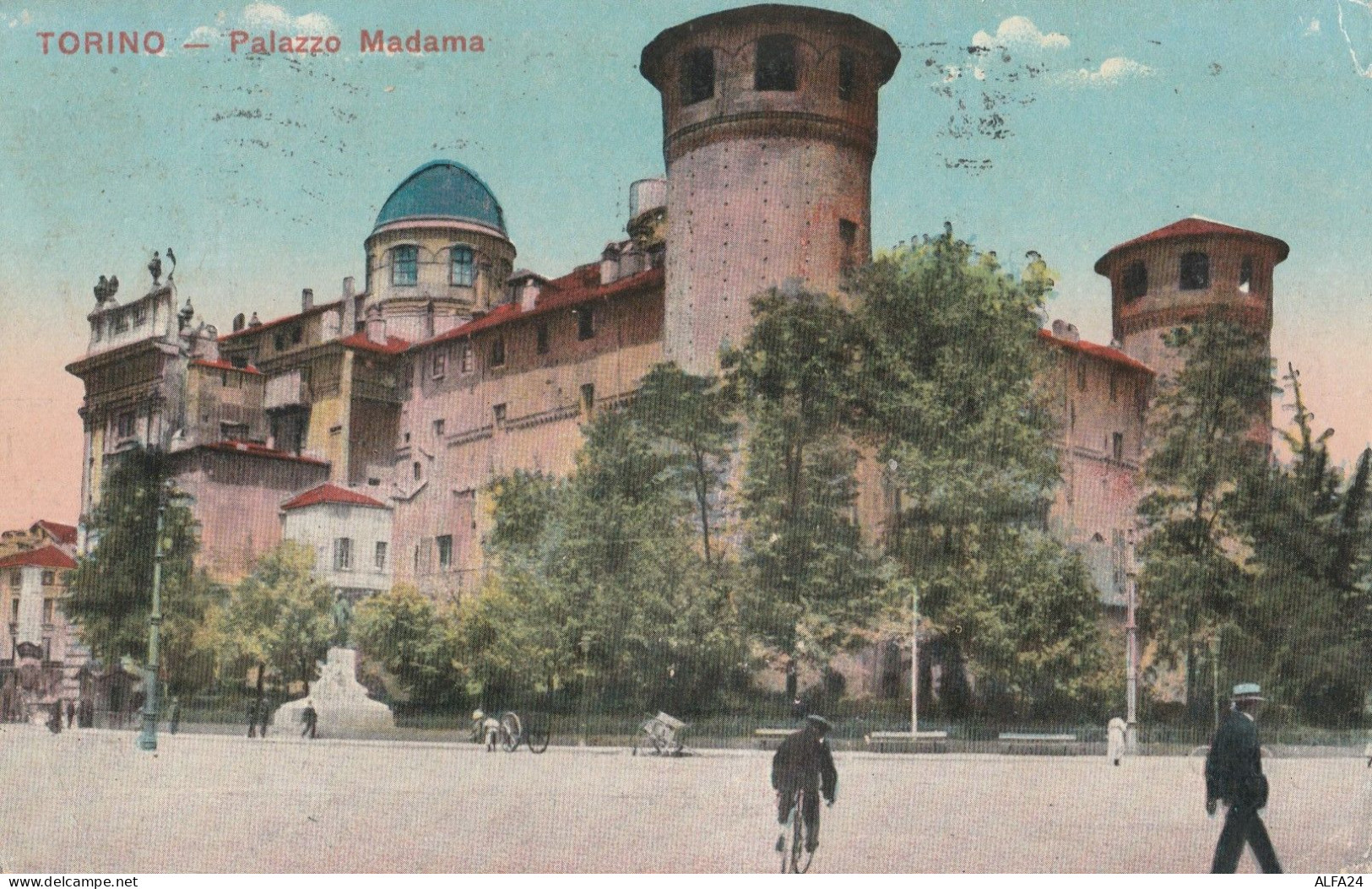 CARTOLINA VIAGGIATA TORINO PALAZZO MADAMA (ZK47 - Palazzo Madama