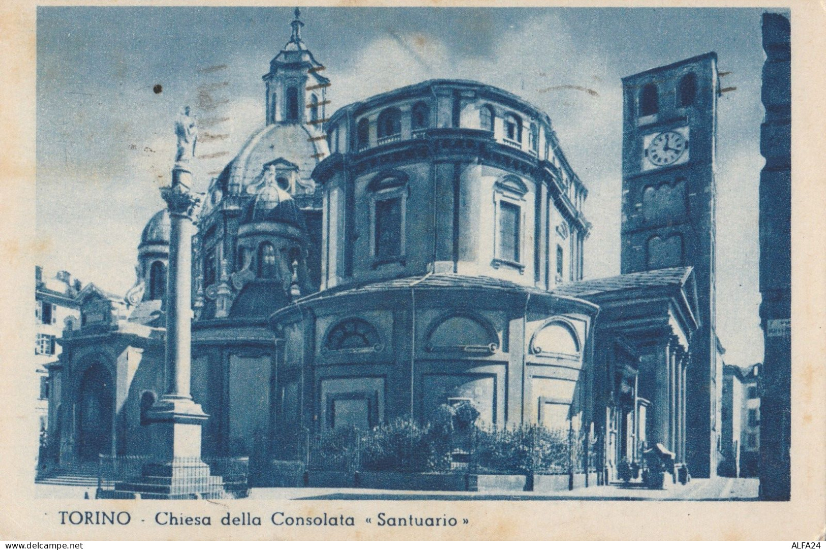 CARTOLINA VIAGGIATA TORINO CHIESA DELLA CONOSOLATA (ZK21 - Kerken