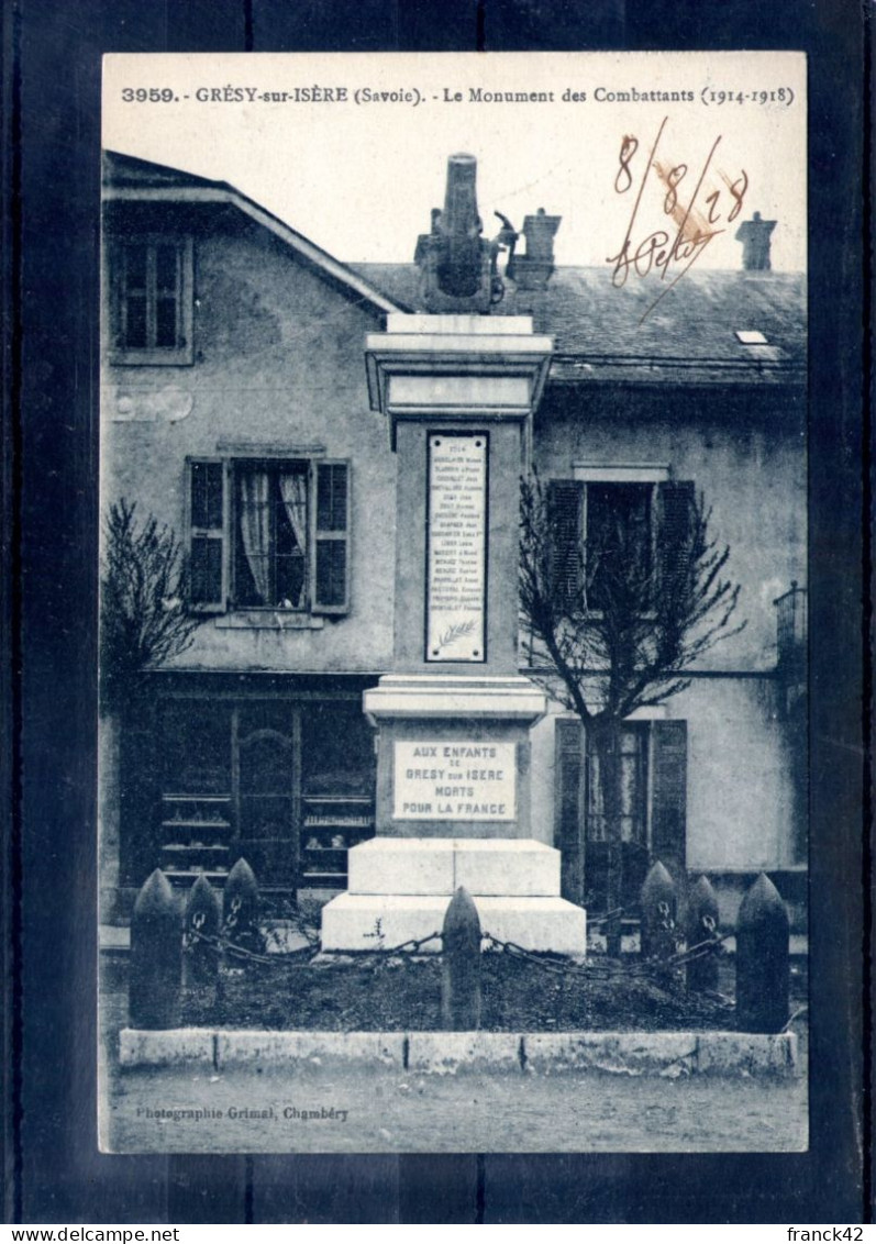 73. Grésy Sur Isere. Le Monument Des Combattants - Gresy Sur Isere
