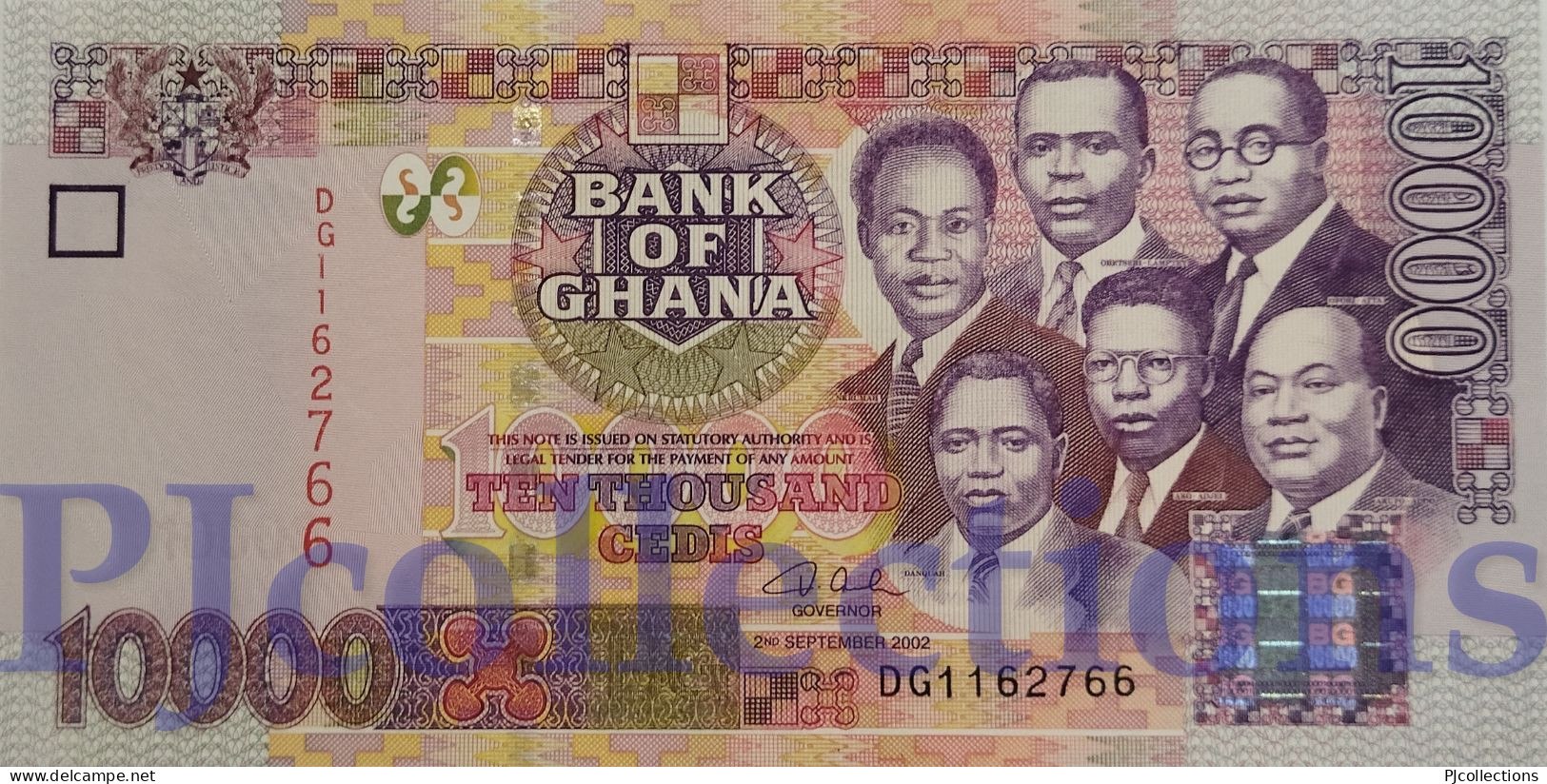 GHANA 10000 CEDIS 2002 PICK 35a UNC - Ghana