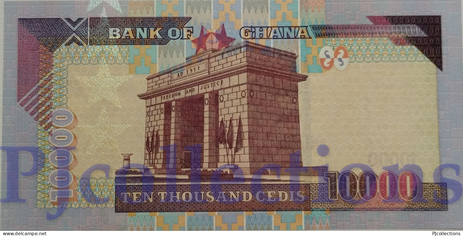 GHANA 10000 CEDIS 2002 PICK 35a UNC - Ghana