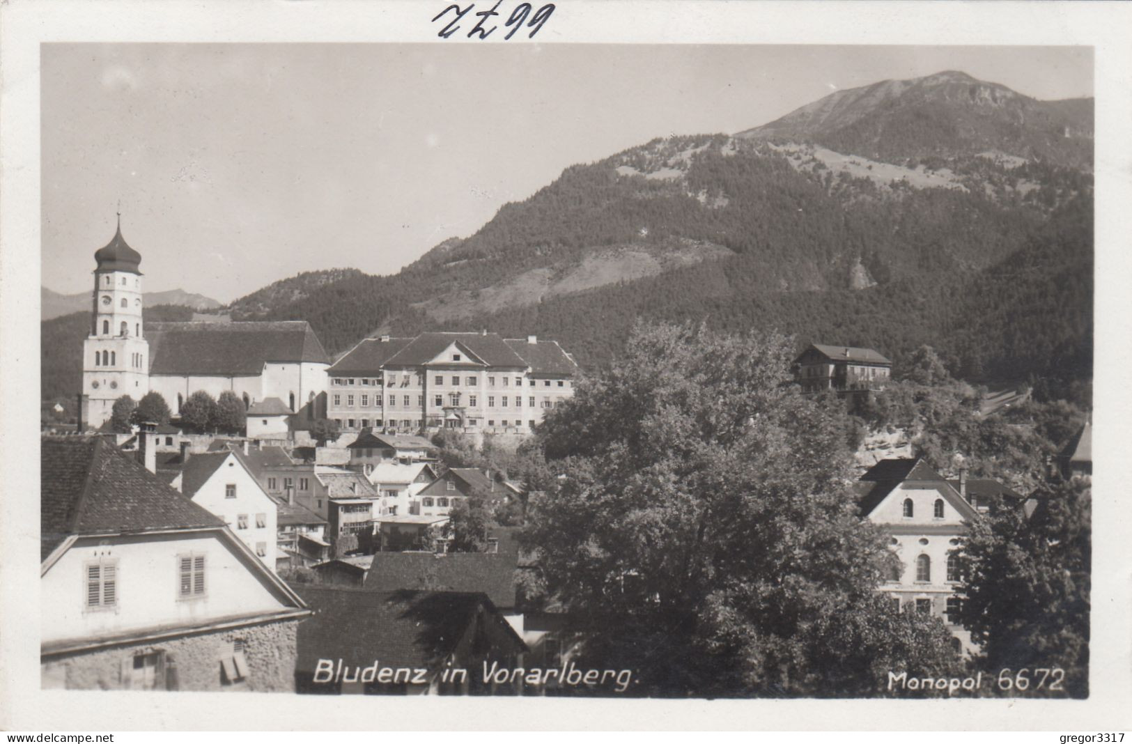 E361) BLUDENZ In Vorarlberg - Schöne FOTO AK - Häuser Im Vordergrund - Bludenz