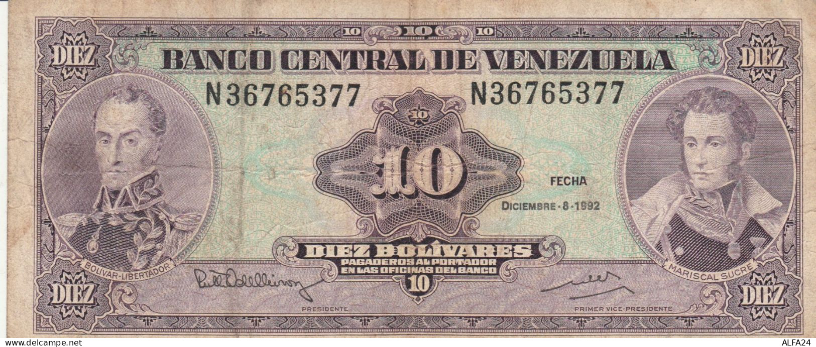 BANCONOTA VENEZUELA 10 VF (ZX1527 - Venezuela