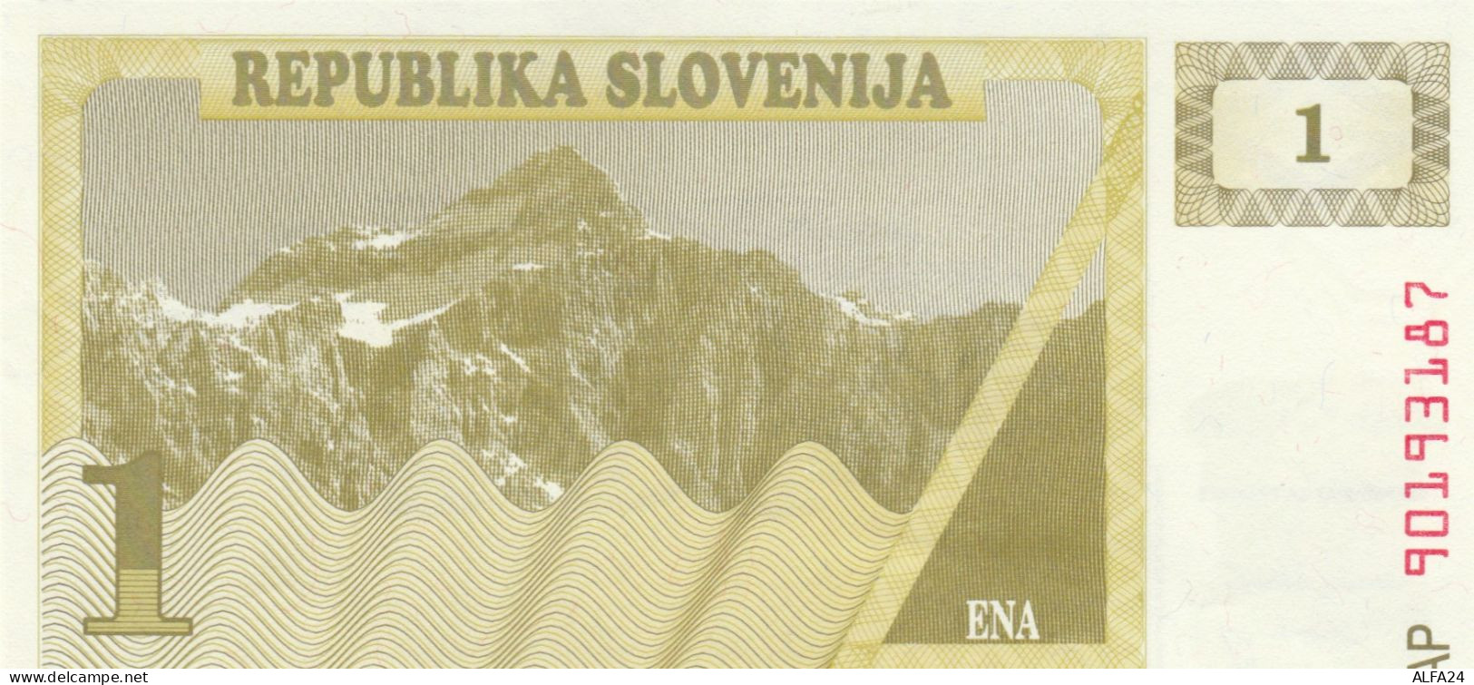 BANCONOTA 1 SLOVENIA UNC (ZX1444 - Eslovenia