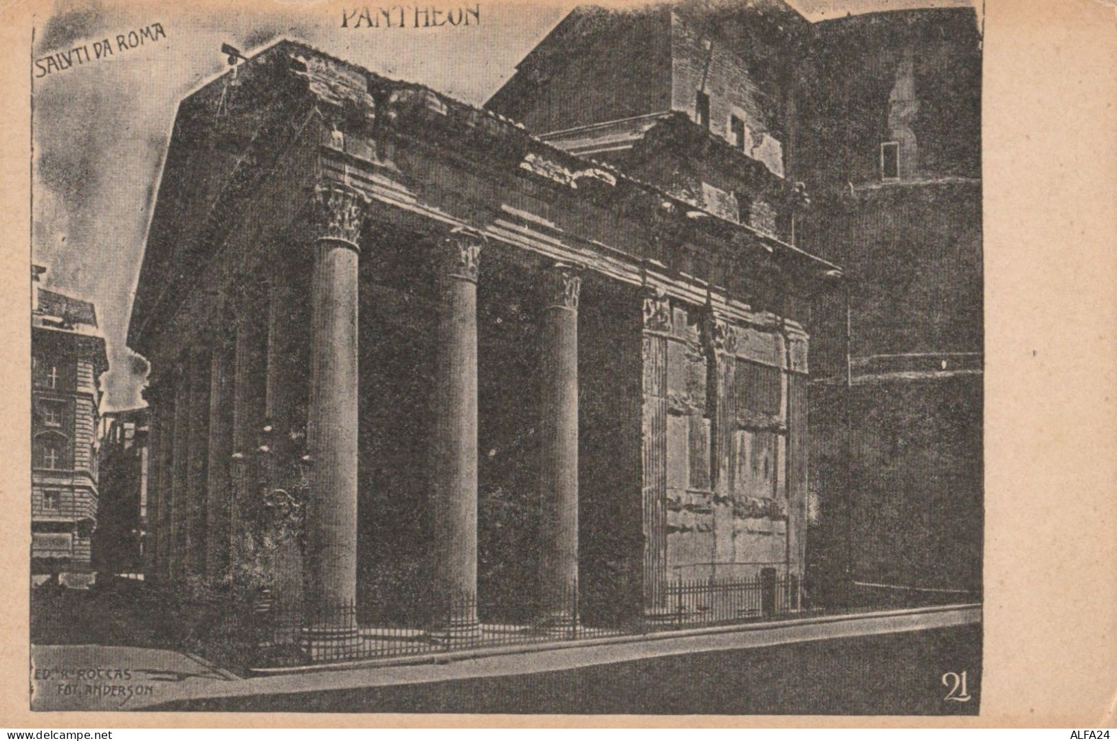 CARTOLINA NON VIAGGIATA ROMA PANTHEON (ZX766 - Panteón