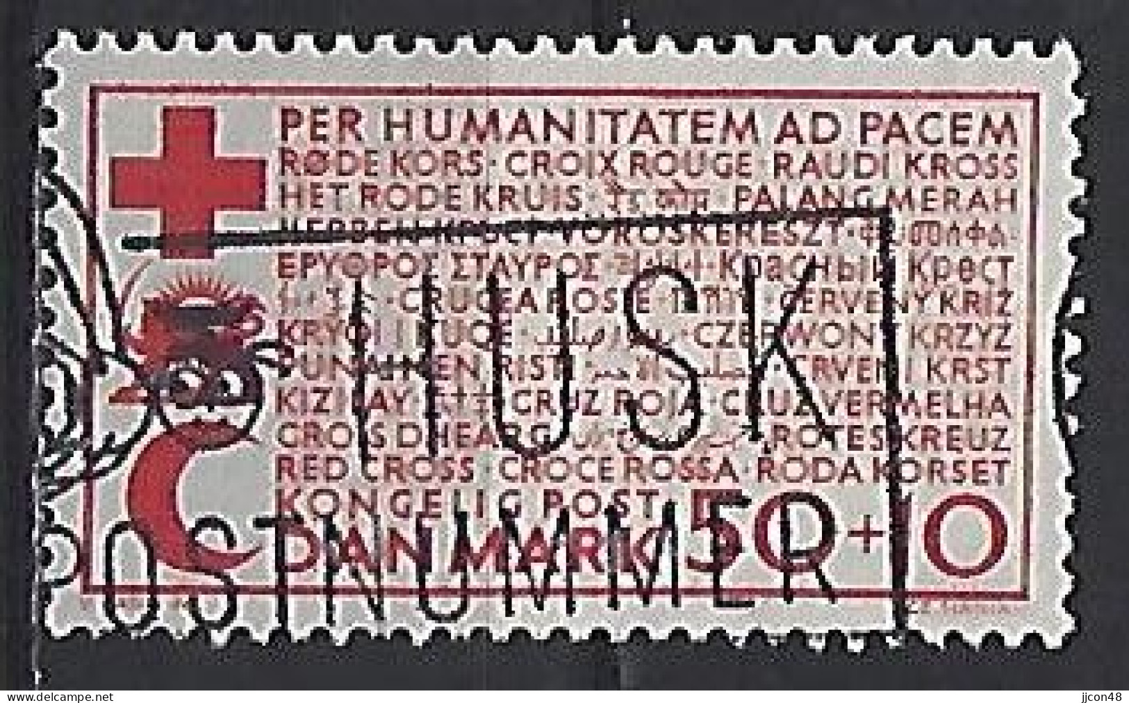 Denmark  1966  Red Cross  (o) Mi.438 - Oblitérés