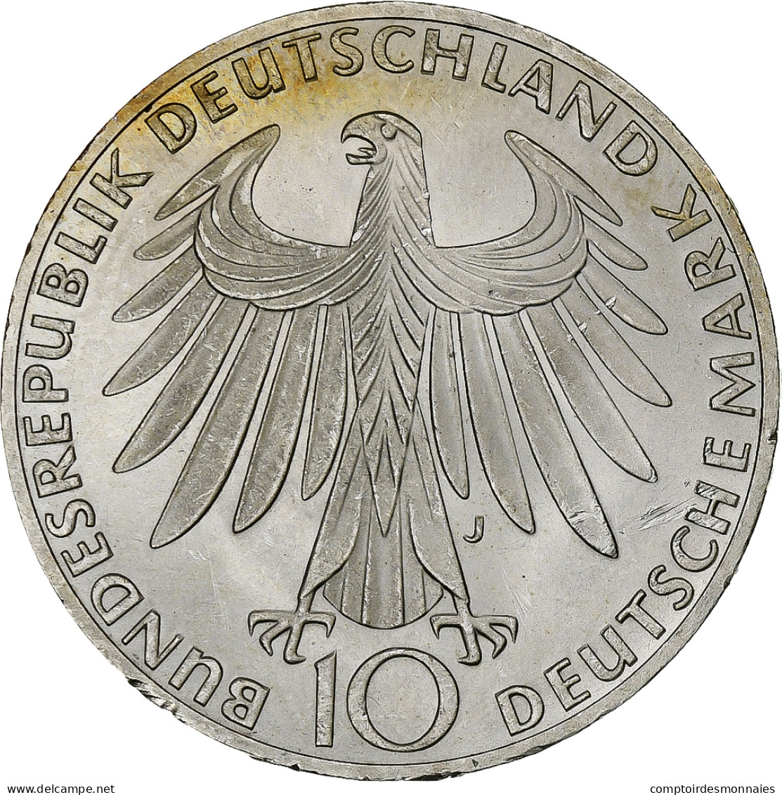 Monnaie, République Fédérale Allemande, 10 Mark, 1972, Hambourg, SUP+ - Altri & Non Classificati