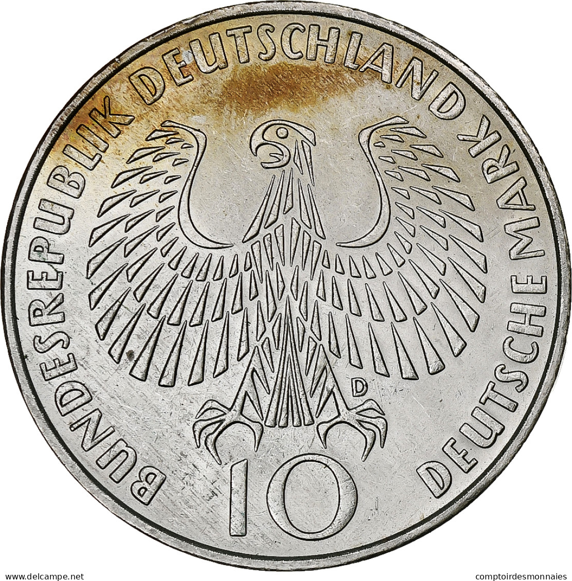 Monnaie, République Fédérale Allemande, 10 Mark, 1972, Munich, SUP+, Argent - Gedenkmünzen