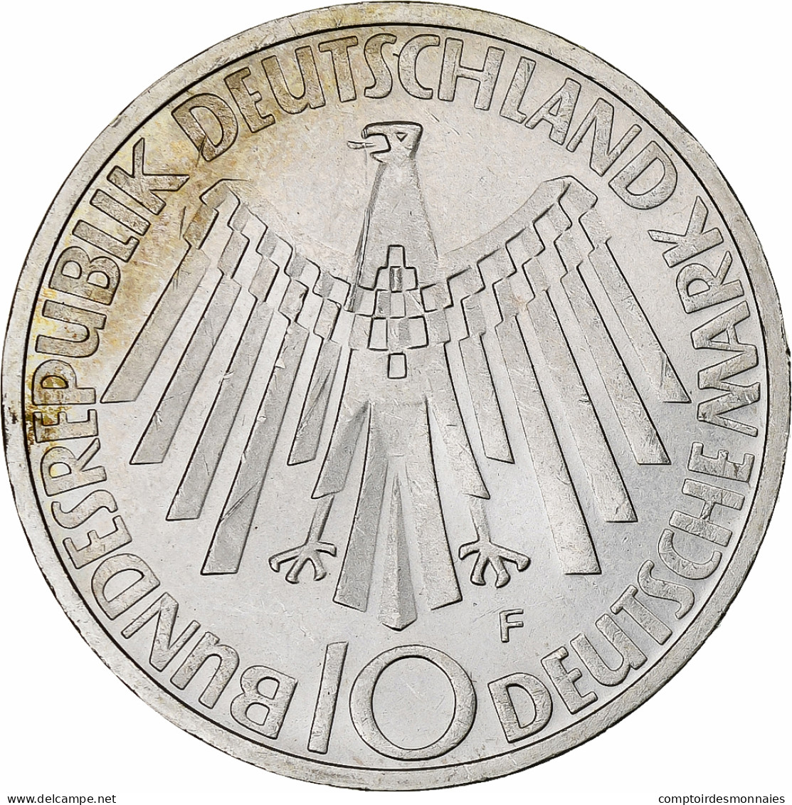 Monnaie, République Fédérale Allemande, 10 Mark, 1972, Stuttgart, SUP+ - Autres & Non Classés