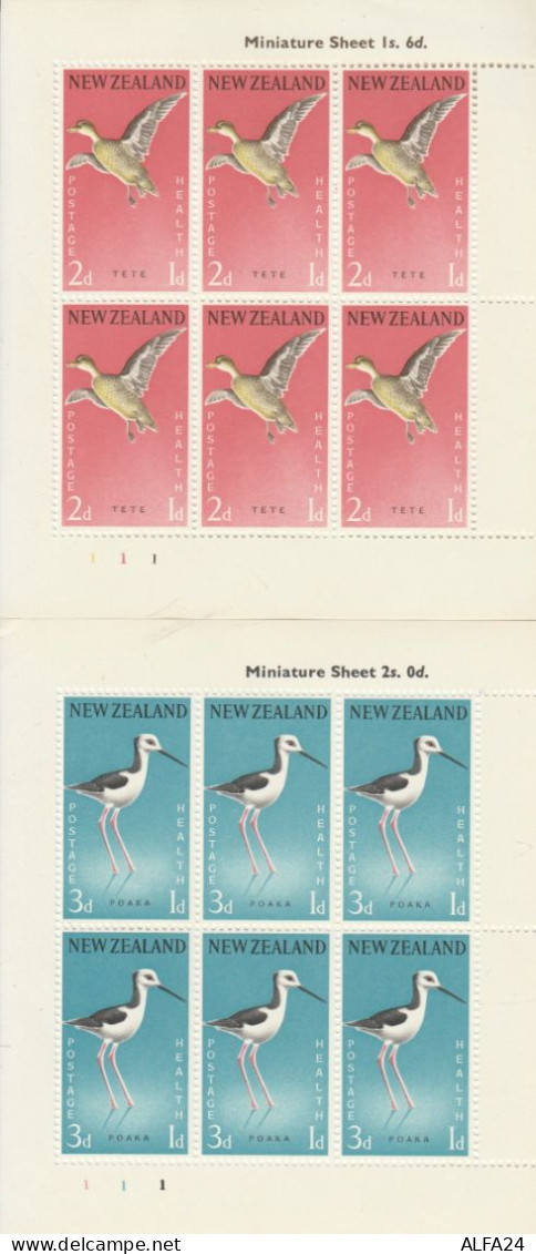 2 FOGLIETTI NEW ZEALAND NUOVI (ZY38 - Blocks & Sheetlets