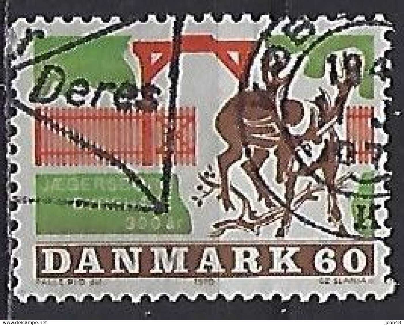 Denmark  1970  Jaegersborg (o) Mi.495 - Oblitérés