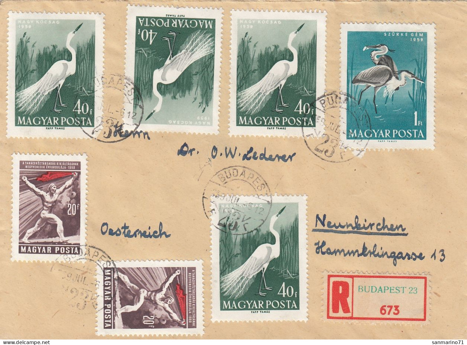 HUNGARY Cover 4 - Briefe U. Dokumente