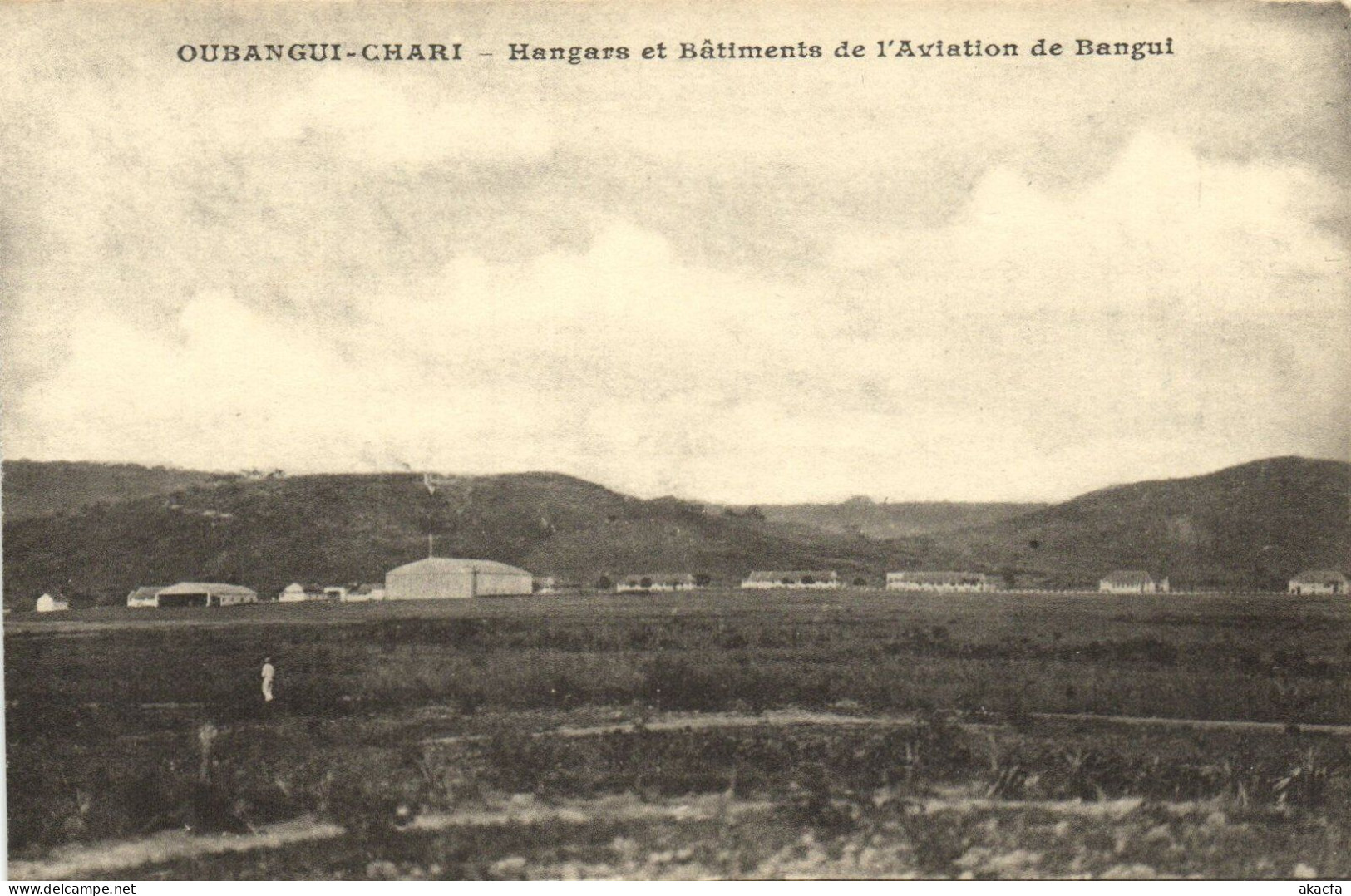 PC BANGUI HANGARS ET BATIMENTS AVIATION FRENCH EQUATORIAL AFRICA (a51544) - Centrafricaine (République)