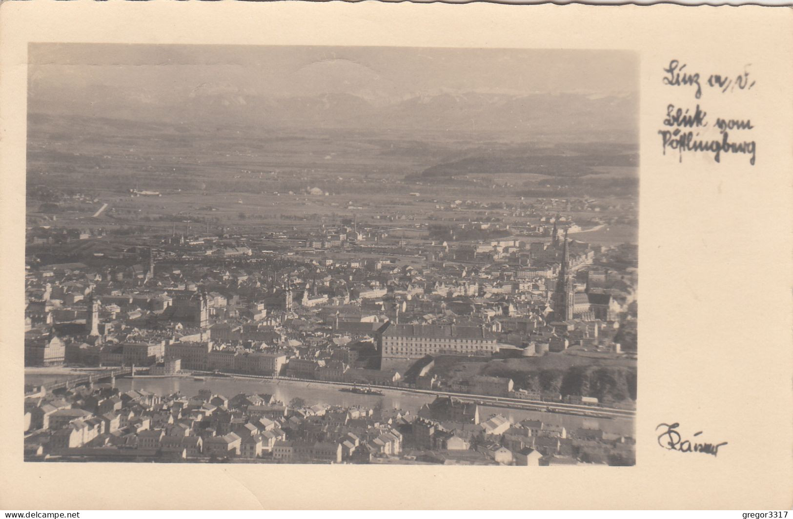 E412) LINZ A. D. - Blick Vom Pöstlingberg - Schöne Alte FOTO AK 1935 - Linz