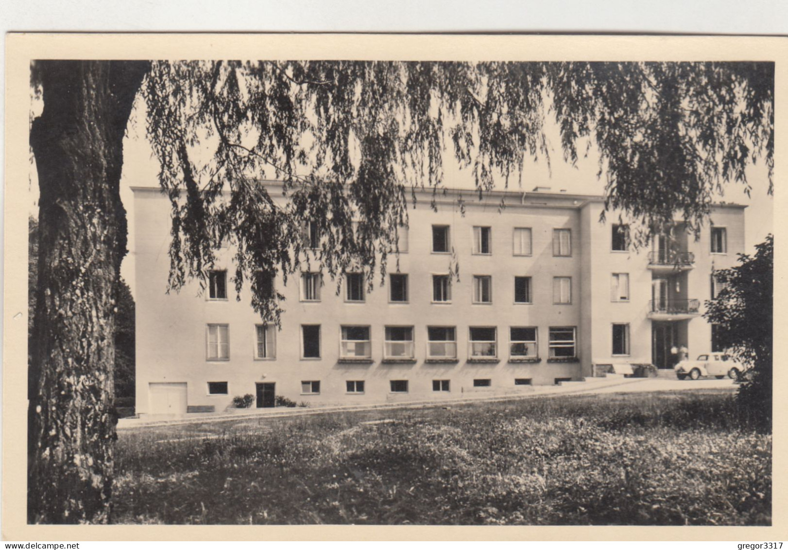 E419) Kurhaus BAD HALL - Kurhaus Der Angestelltenversicherung 1953 Mit Altem AUTO - Bad Hall