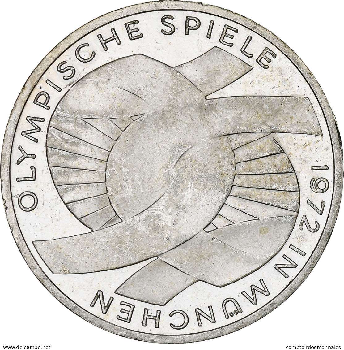 Monnaie, République Fédérale Allemande, 10 Mark, 1972, Karlsruhe, SUP - Commemorative